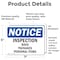 Signmission Inspection Bags Packages Personal Items, 7 in W x Rectangle, Vinyl Decal OS-2PACK-NS-D-57-L-15833 - alternate 3